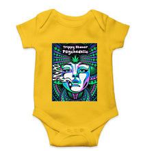 Load image into Gallery viewer, Trippy Stoner Psychedelic Kids Romper For Baby Boy/Girl-Yellow-Ektarfa.online

