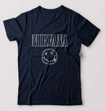 Load image into Gallery viewer, Nirvana T-Shirt for Men-Navy Blue-Ektarfa.online
