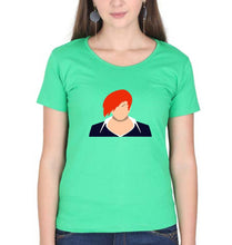Load image into Gallery viewer, Lori yagami T-Shirt for Women-Flag Green-Ektarfa.online
