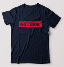 Load image into Gallery viewer, Gym Workout T-Shirt for Men-Navy Blue-Ektarfa.online
