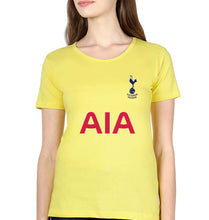 Load image into Gallery viewer, Tottenham Hotspur F.C. 2021-22 T-Shirt for Women-Yellow-Ektarfa.online
