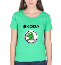 Load image into Gallery viewer, Skoda T-Shirt for Women-Flag Green-Ektarfa.online
