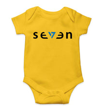 Load image into Gallery viewer, Seven MS Dhoni Kids Romper For Baby Boy/Girl-Yellow-Ektarfa.online
