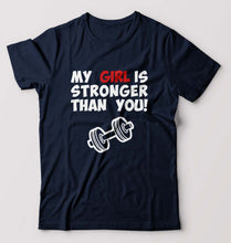 Load image into Gallery viewer, Gym Funny T-Shirt for Men-Navy Blue-Ektarfa.online
