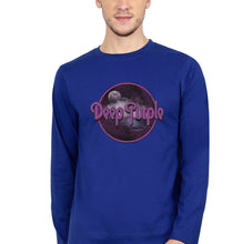 Load image into Gallery viewer, Deep Purple Full Sleeves T-Shirt for Men-Royal blue-Ektarfa.online
