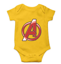 Load image into Gallery viewer, Avengers Kids Romper For Baby Boy/Girl-0-5 Months(18 Inches)-Yellow-Ektarfa.online
