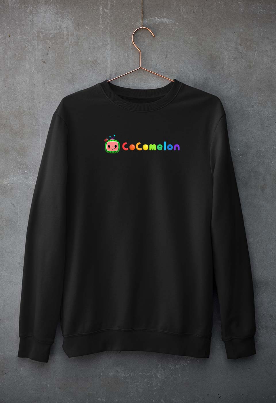 CoComelon Unisex Sweatshirt for Men/Women-Black-Ektarfa.online