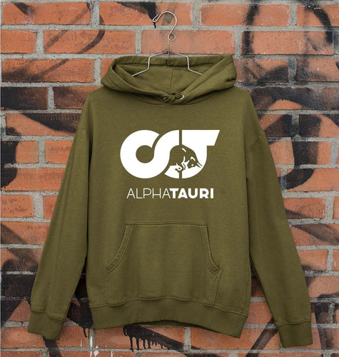 Scuderia AlphaTauri Unisex Hoodie for Men/Women-Olive Green-Ektarfa.online