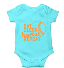 Load image into Gallery viewer, Baseball Kids Romper Kids Romper For Baby Boy/Girl-0-5 Months(18 Inches)-Sky Blue-Ektarfa.online
