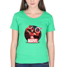 Load image into Gallery viewer, Scarlet Witch Wanda T-Shirt for Women-Flag Green-Ektarfa.online

