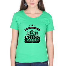 Load image into Gallery viewer, Viswanathan Anand Chess T-Shirt for Women-Flag Green-Ektarfa.online
