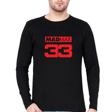 Load image into Gallery viewer, Max Verstappen Full Sleeves T-Shirt for Men-S(38 Inches)-Black-Ektarfa.online
