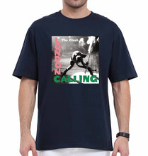 Load image into Gallery viewer, London Calling Oversized T-Shirt for Men-Navy Blue-Ektarfa.online

