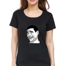 Load image into Gallery viewer, Yao Ming Face(Bitch Please) T-Shirt for Women-Black-Ektarfa.online
