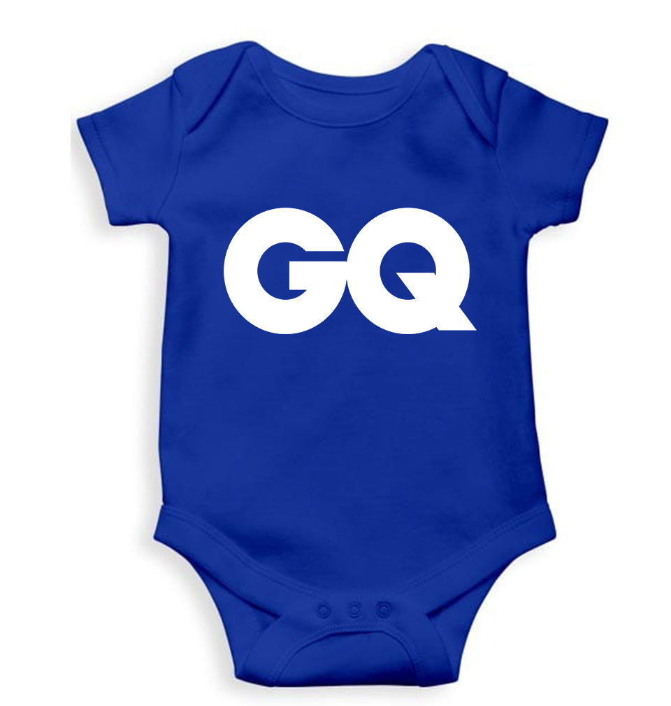 GQ Magazine Kids Romper For Baby Boy/Girl-Royal Blue-Ektarfa.online