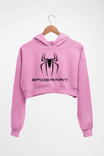 Load image into Gallery viewer, Spiderman Crop HOODIE FOR WOMEN-Light Baby Pink-Ektarfa.online
