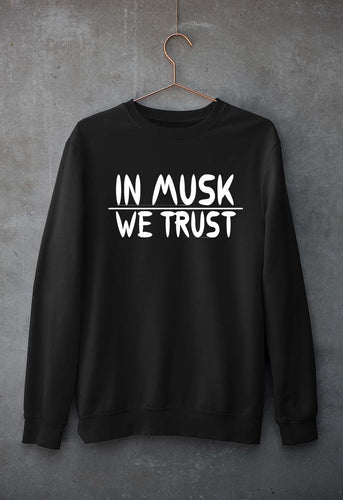 Elon Musk Unisex Sweatshirt for Men/Women-Black-Ektarfa.online