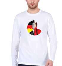 Load image into Gallery viewer, Money Heist Berlin Full Sleeves T-Shirt for Men-White-Ektarfa.online
