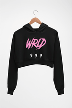 Load image into Gallery viewer, Juice WRLD 999 Crop HOODIE FOR WOMEN-Black-Ektarfa.online
