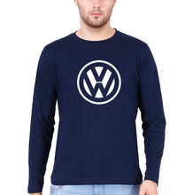 Load image into Gallery viewer, volkswagen Full Sleeves T-Shirt for Men-Navy Blue-Ektarfa.online
