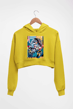 Load image into Gallery viewer, Erling Haaland Crop HOODIE FOR WOMEN-Mustard Yellow-Ektarfa.online
