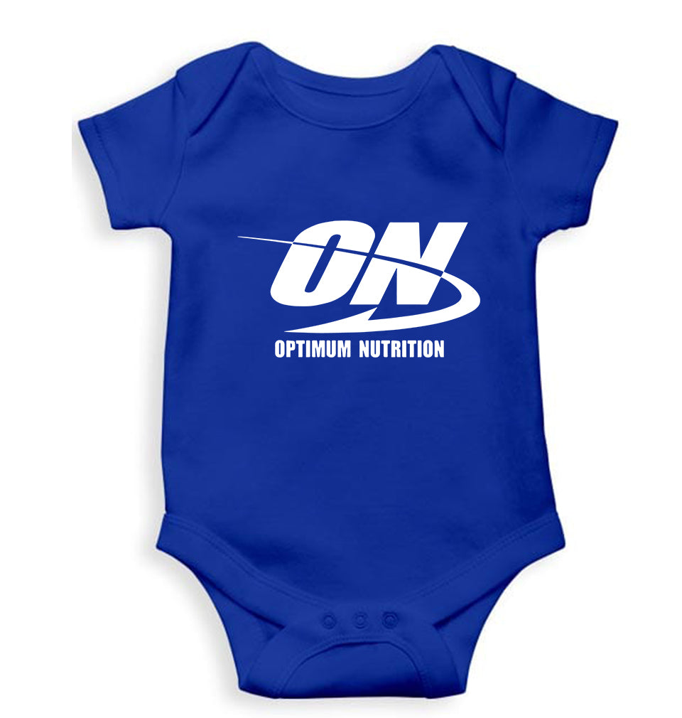 optimum nutrition (ON) Kids Romper For Baby Boy/Girl-0-5 Months(18 Inches)-Royal Blue-Ektarfa.online