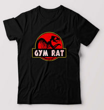 Load image into Gallery viewer, Gym Rat T-Shirt for Men-Black-Ektarfa.online
