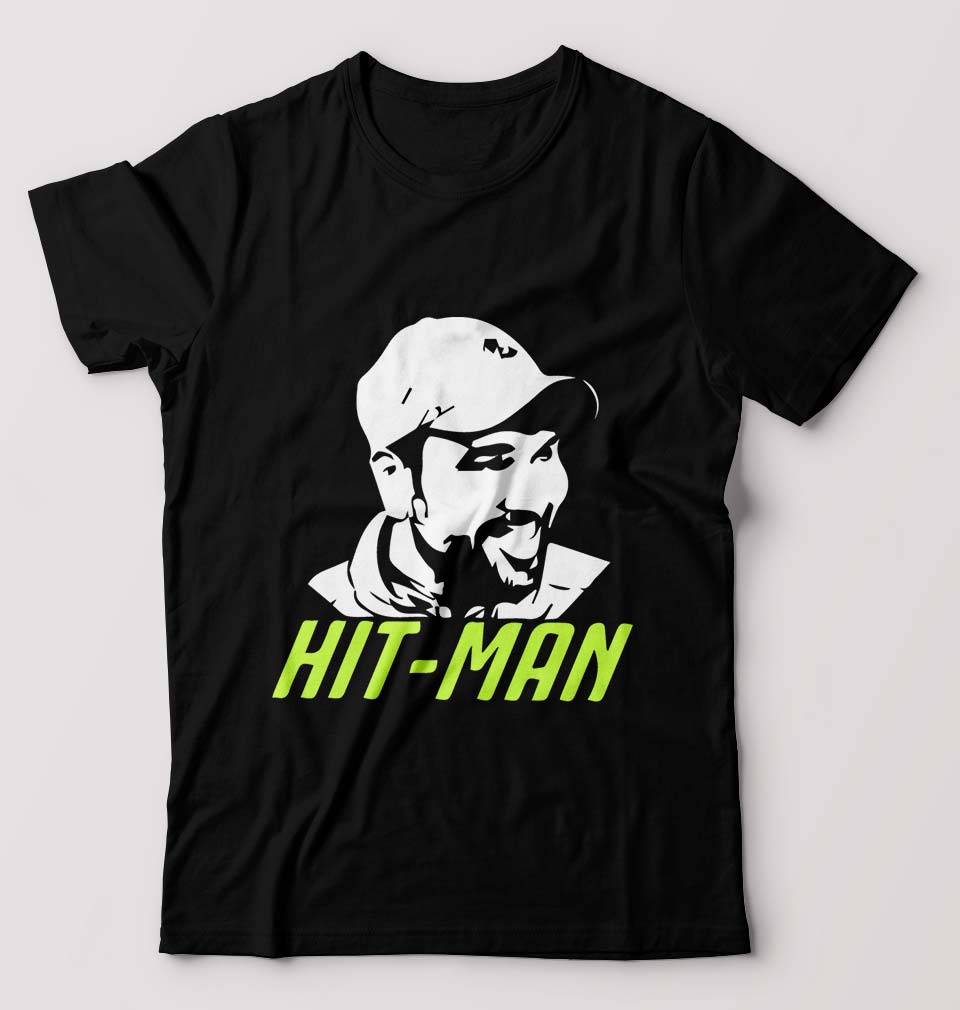 Rohit Sharma T-Shirt for Men-Black-Ektarfa.online