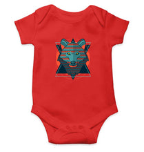 Load image into Gallery viewer, WOLF Kids Romper For Baby Boy/Girl-0-5 Months(18 Inches)-RED-Ektarfa.online
