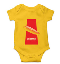 Load image into Gallery viewer, Led Zeppelin Kids Romper For Baby Boy/Girl-0-5 Months(18 Inches)-Yellow-Ektarfa.online
