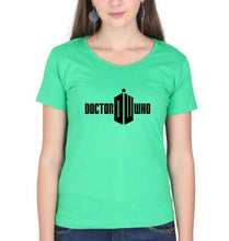Load image into Gallery viewer, Doctor Who T-Shirt for Women-Flag Green-Ektarfa.online
