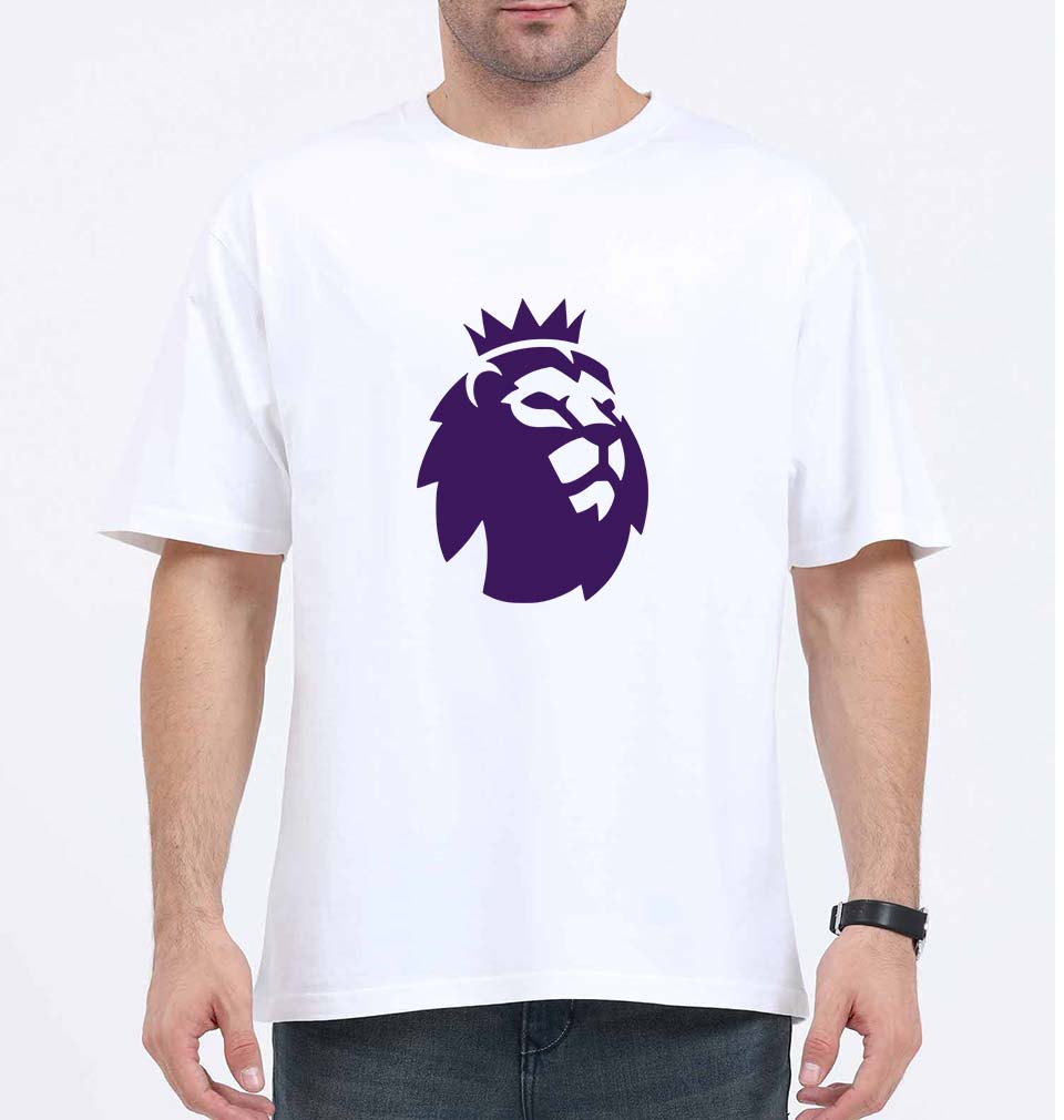 EPL Premier League Oversized T-Shirt for Men-White-Ektarfa.online
