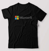 Load image into Gallery viewer, Microsooft T-Shirt for Men-Black-Ektarfa.online
