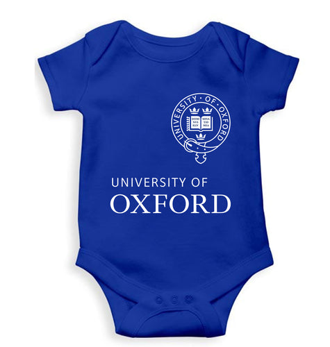 University of Oxford Kids Romper For Baby Boy/Girl-Royal Blue-Ektarfa.online