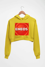 Load image into Gallery viewer, Eneos Crop HOODIE FOR WOMEN-Mustard Yellow-Ektarfa.online
