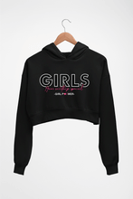 Load image into Gallery viewer, Gym Girl Power Crop HOODIE FOR WOMEN-Black-Ektarfa.online
