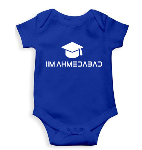 IIM A Ahmedabad Kids Romper For Baby Boy/Girl-Royal Blue-Ektarfa.online