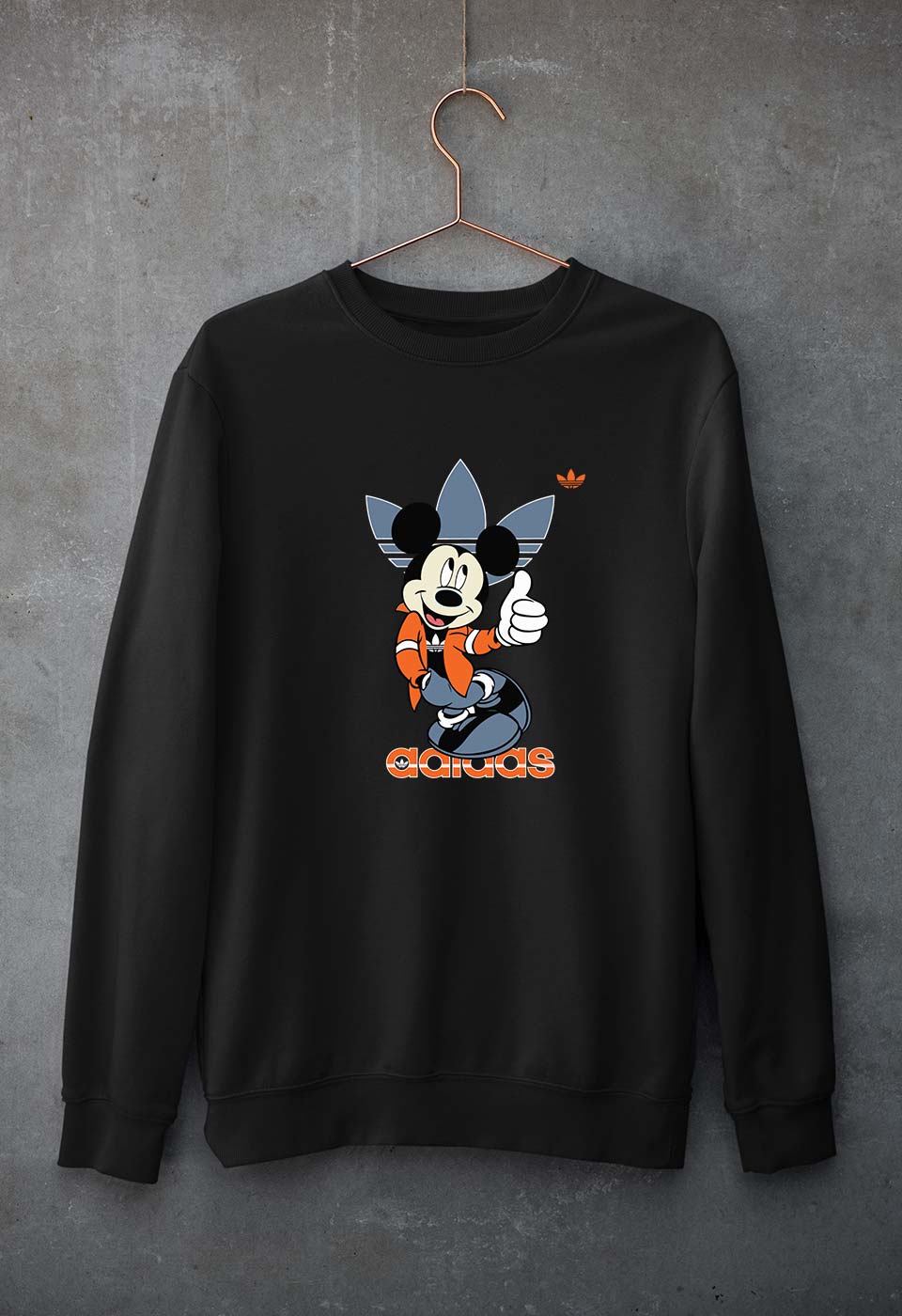 Mickey Unisex Sweatshirt for Men/Women-Black-Ektarfa.online
