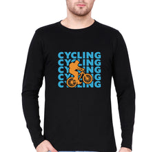 Load image into Gallery viewer, Cycling Full Sleeves T-Shirt for Men-Black-Ektarfa.online
