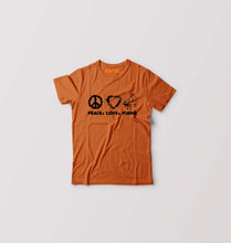 Load image into Gallery viewer, Peace Love Piano Kids T-Shirt for Boy/Girl-Orange-Ektarfa.online
