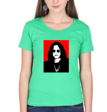 Load image into Gallery viewer, Ozzy Osbourne T-Shirt for Women-Flag Green-Ektarfa.online
