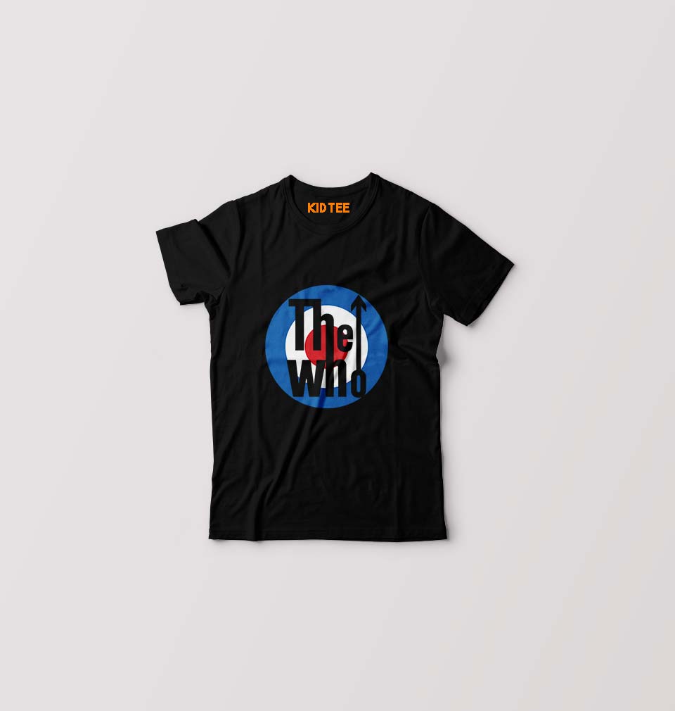 The Who Band Kids T-Shirt for Boy/Girl-Black-Ektarfa.online