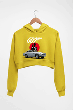 Load image into Gallery viewer, James Bond (007) Crop HOODIE FOR WOMEN-Mustard Yellow-Ektarfa.online
