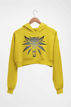 Load image into Gallery viewer, Witcher Crop HOODIE FOR WOMEN-Mustard Yellow-Ektarfa.online

