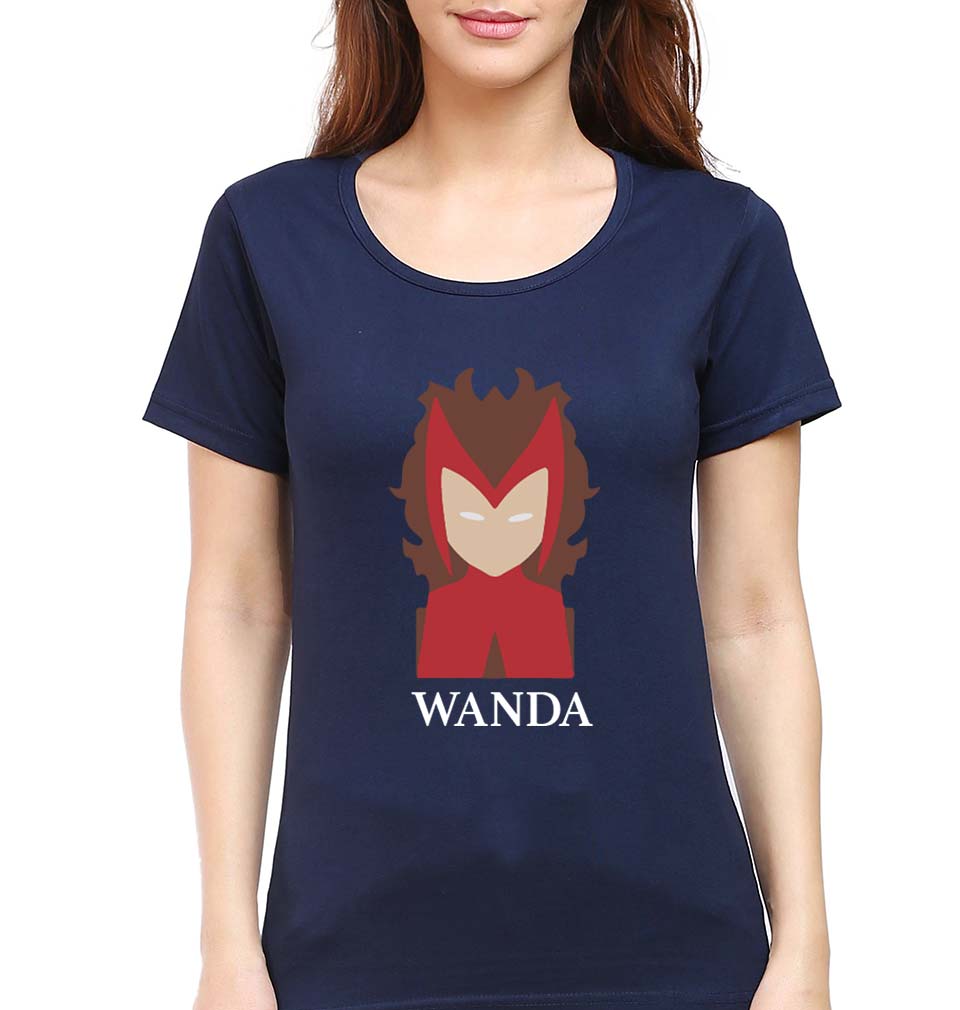 Wanda T-Shirt for Women-Navy Blue-Ektarfa.online