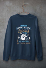 Load image into Gallery viewer, Drummer Unisex Sweatshirt for Men/Women-Navy Blue-Ektarfa.online
