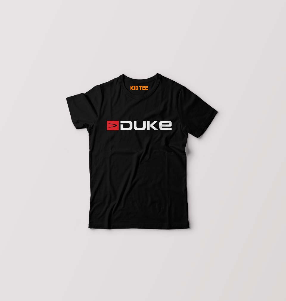 Duke Kids T-Shirt for Boy/Girl-Black-Ektarfa.online
