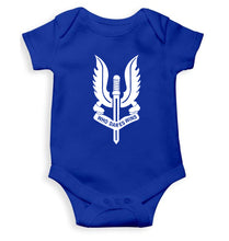 Load image into Gallery viewer, Who Dares Wins Balidaan Army Kids Romper For Baby Boy/Girl-0-5 Months(18 Inches)-Royal Blue-Ektarfa.online
