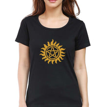 Load image into Gallery viewer, Supernatural T-Shirt for Women-Black-Ektarfa.online
