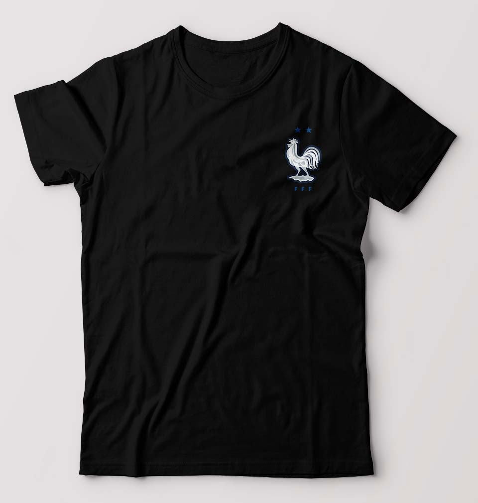 France Football T-Shirt for Men-Black-Ektarfa.online